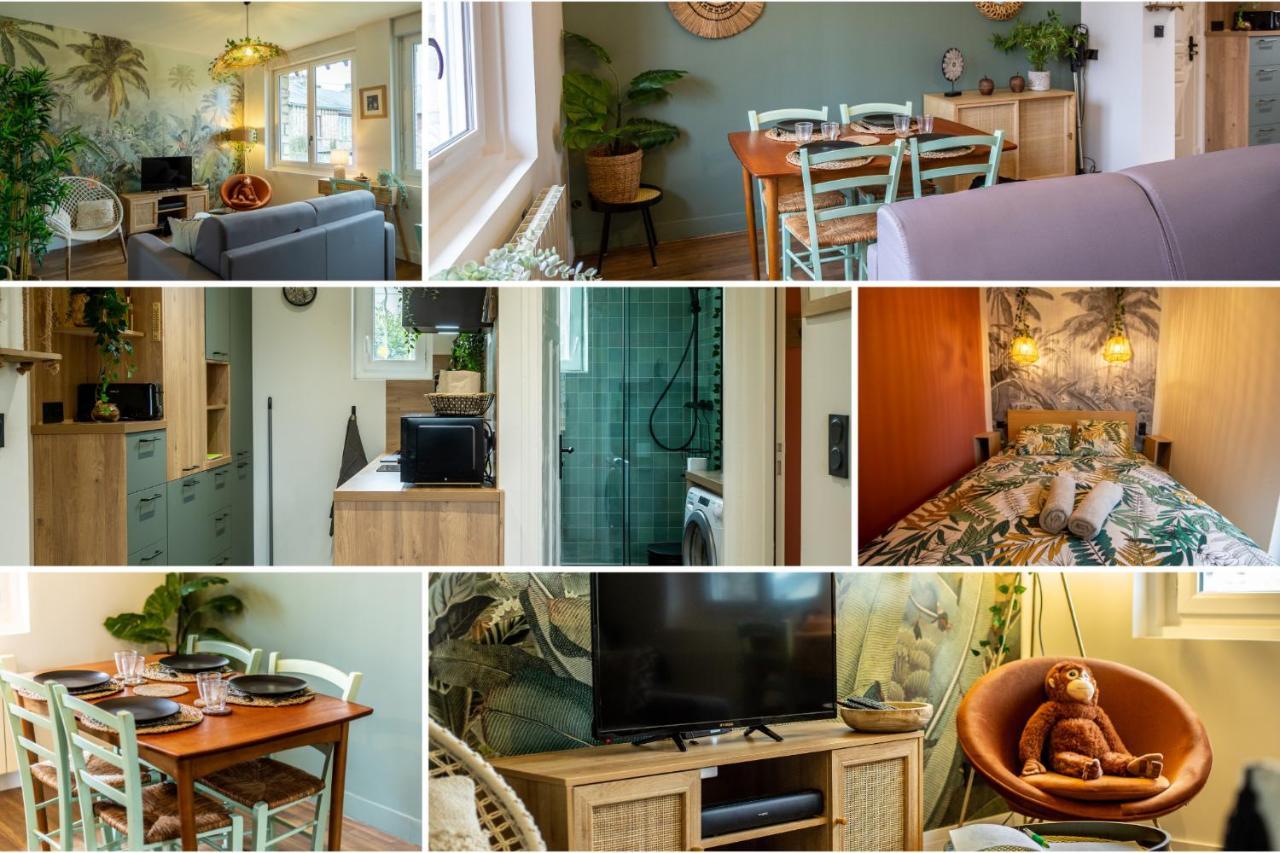 Suite Jungle - Jardin, Netflix Et Parking - Le Manoir Aux Pommes Orbec Bagian luar foto