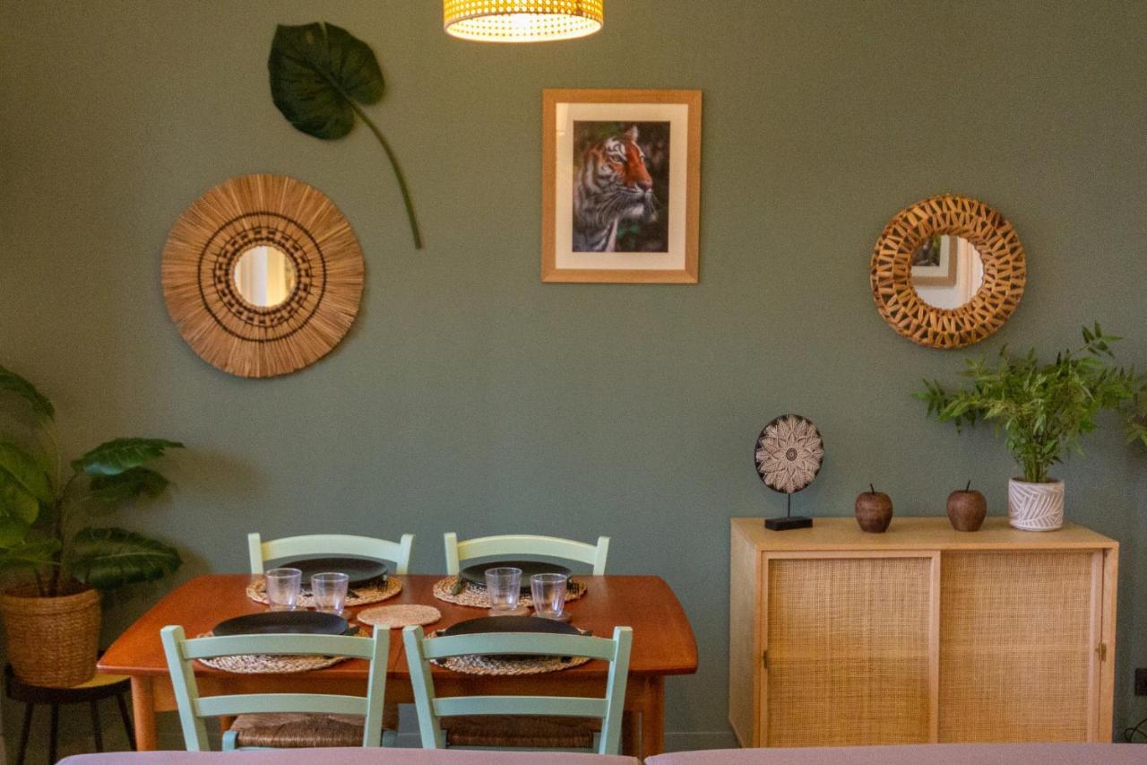 Suite Jungle - Jardin, Netflix Et Parking - Le Manoir Aux Pommes Orbec Bagian luar foto