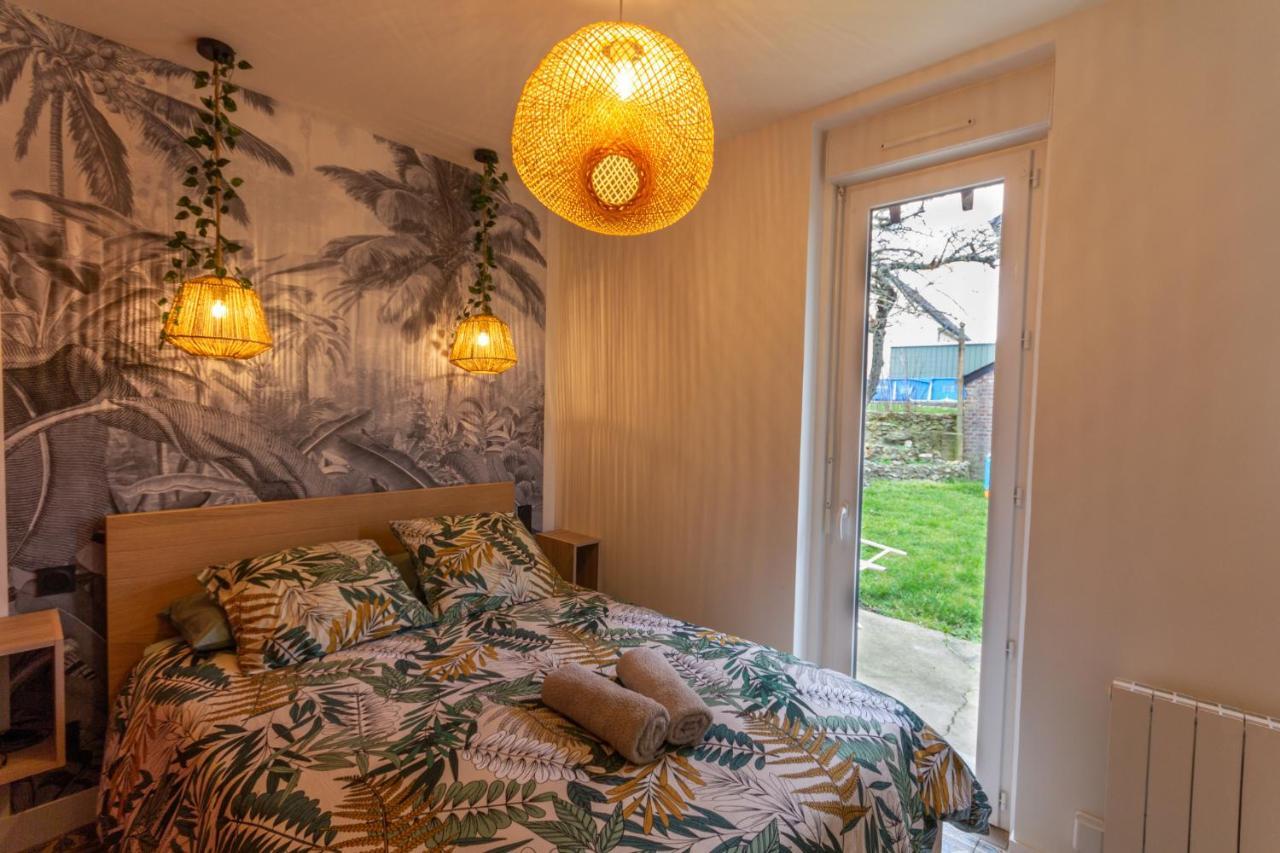 Suite Jungle - Jardin, Netflix Et Parking - Le Manoir Aux Pommes Orbec Bagian luar foto